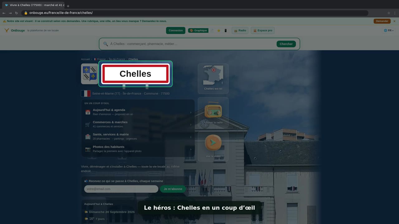 Comment Chelles se construit sur OnBouge