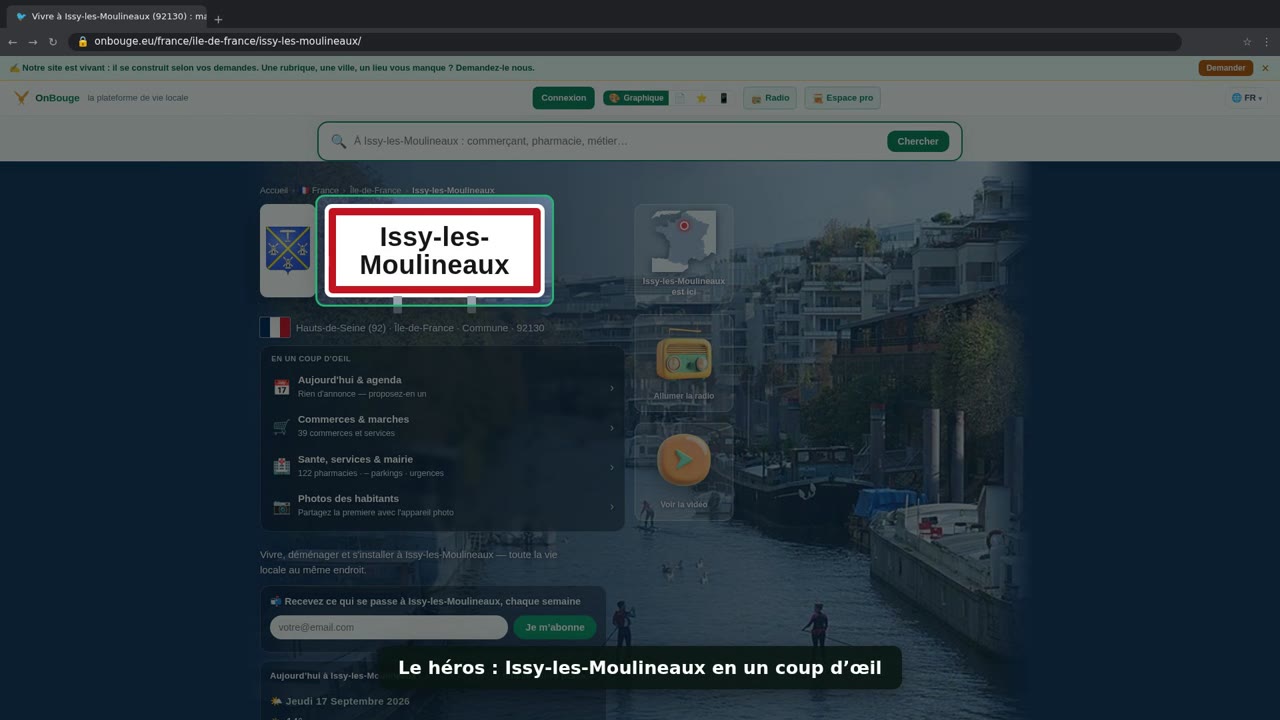 Comment Issy-les-Moulineaux se construit sur OnBouge